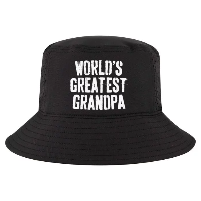 World's Greatest Grandpa Father's Day Cool Comfort Performance Bucket Hat