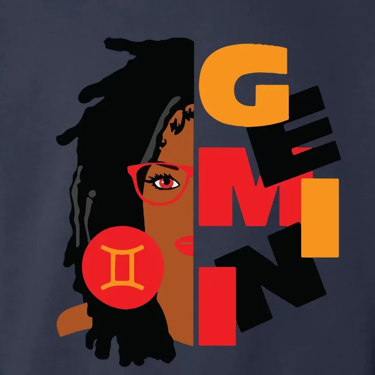 Womens Gemini Girl Afro Locs Girl Zodiac Signs Birthday Toddler Hoodie