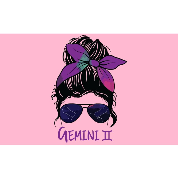 Womens Gemini Girl Birthday Gemini Woman Zodiac Constellation VNeck Bumper Sticker