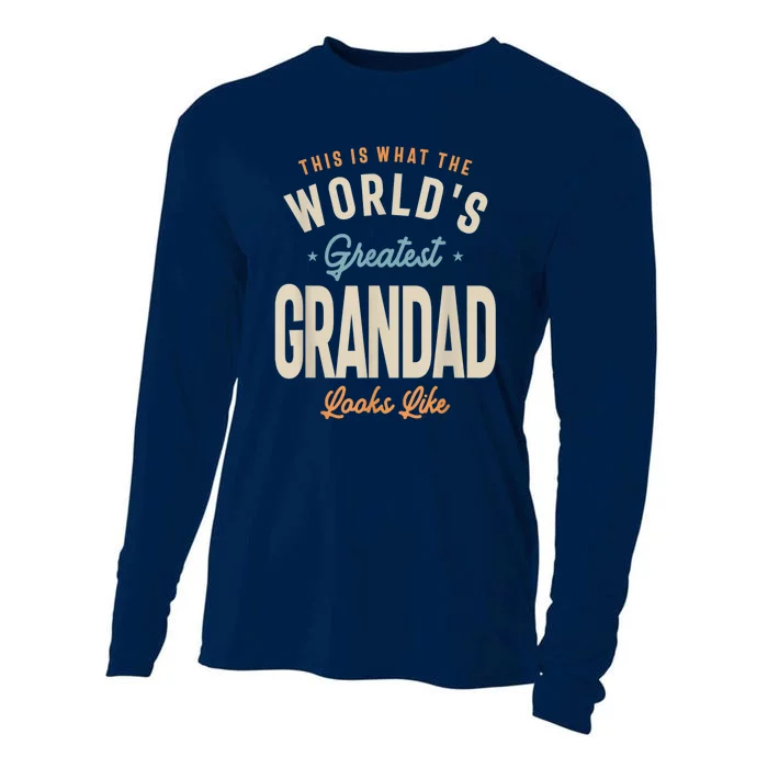 Worlds Greatest Grandad Cooling Performance Long Sleeve Crew