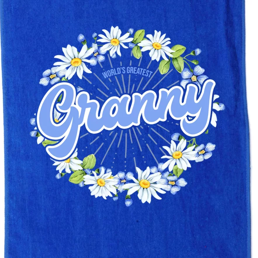 World's Greatest Granny Gift Grandma Cool Gift Platinum Collection Golf Towel