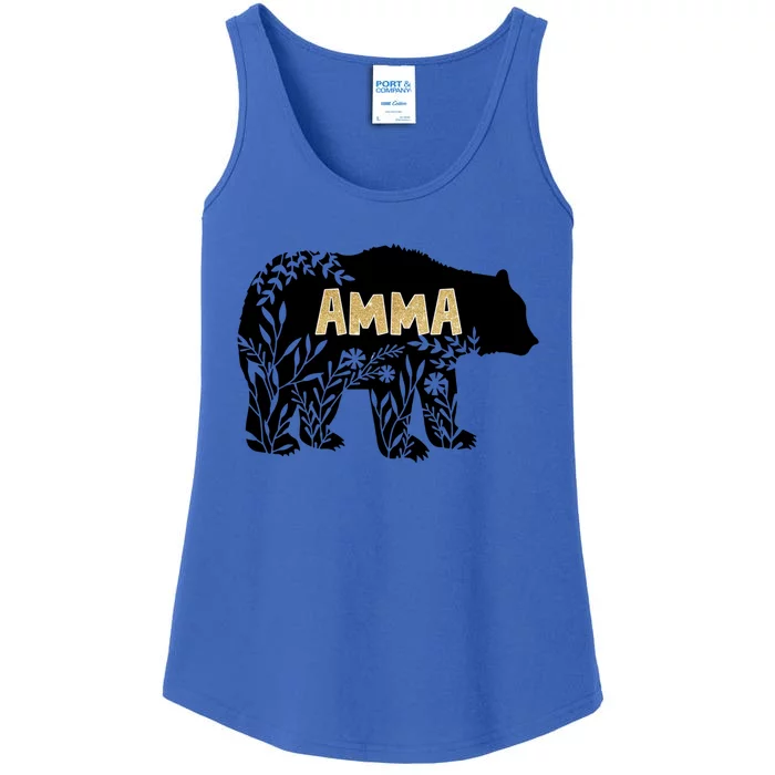 Wo Great Gift For Grandmother Great Gift Amma Bear Gift Ladies Essential Tank