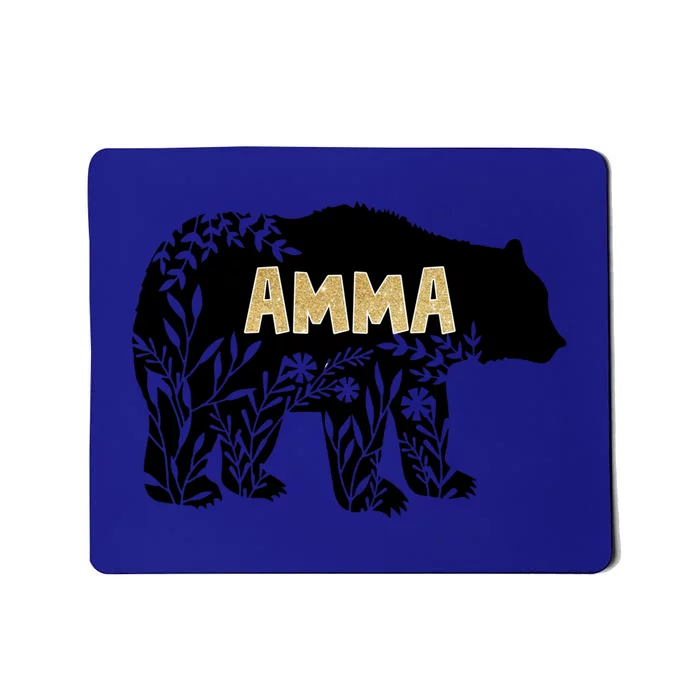 Wo Great Gift For Grandmother Great Gift Amma Bear Gift Mousepad