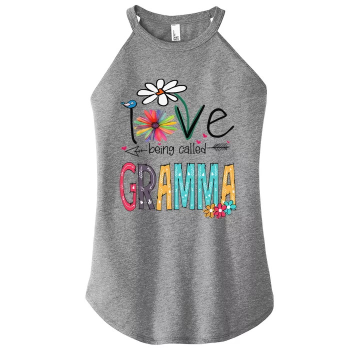 Womens Gramma Gift I Love Being Called Mother's Day Women’s Perfect Tri Rocker Tank