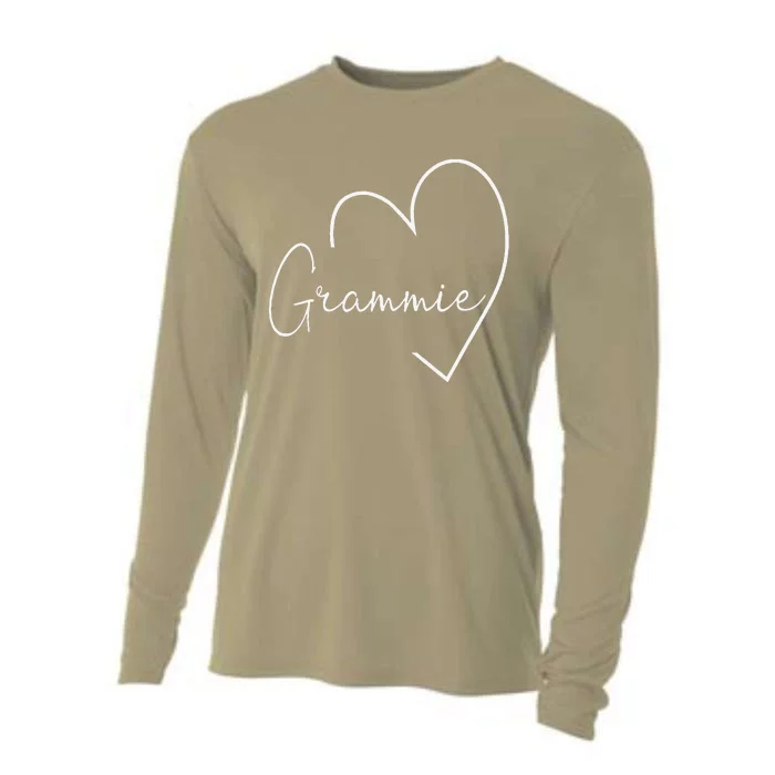 Womens Grammie Gift Grandma Christmas Mother's Day Cooling Performance Long Sleeve Crew