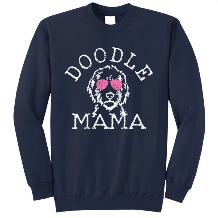 Womens Goldendoodle Golden Doodle Mama Dog Mom Funny Cute Gift Tall Sweatshirt