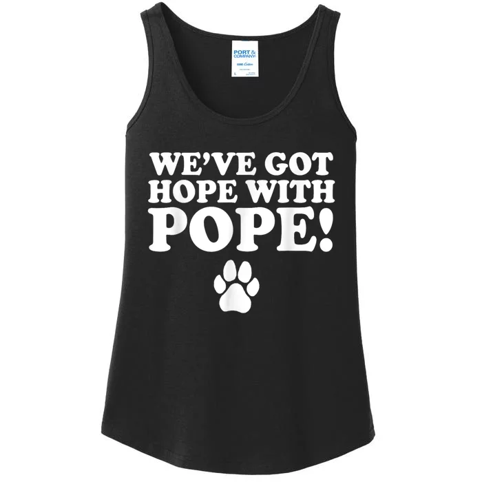 Weve Got Hope With Pope Ladies Essential Tank