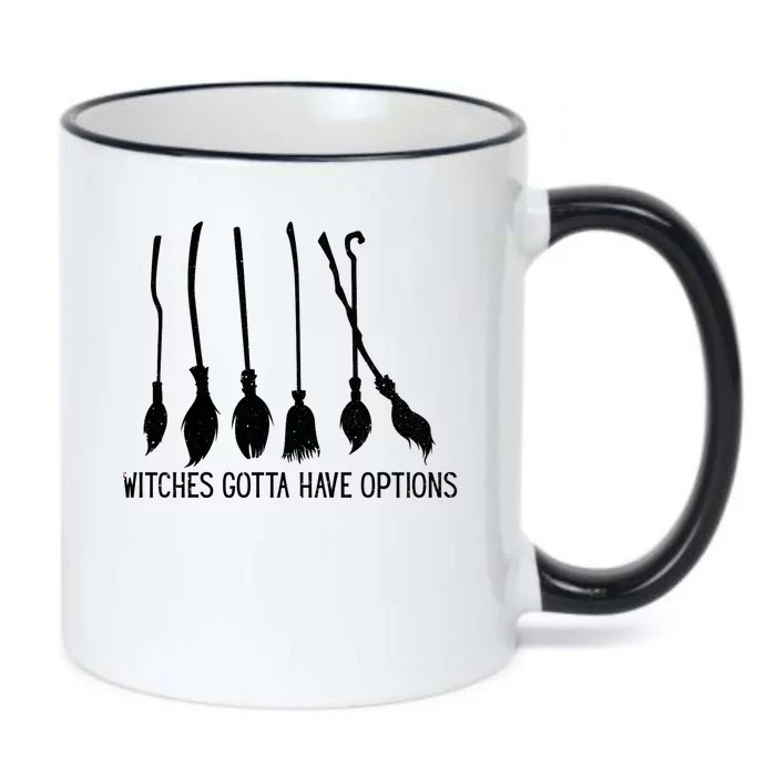 Witches Gotta Have Options Funny Halloween Black Color Changing Mug