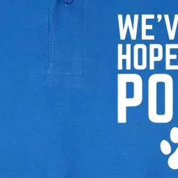 WeVe Got Hope With The Pope Kentucky Paw Print Softstyle Adult Sport Polo