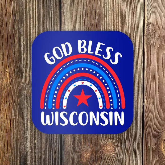 Wisconsin Gift I Love Wisconsin Usa Gift Coaster