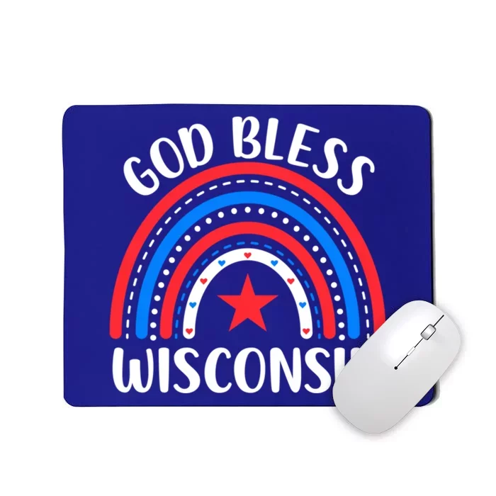 Wisconsin Gift I Love Wisconsin Usa Gift Mousepad