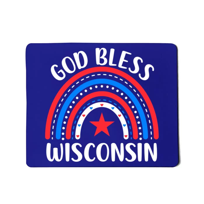 Wisconsin Gift I Love Wisconsin Usa Gift Mousepad