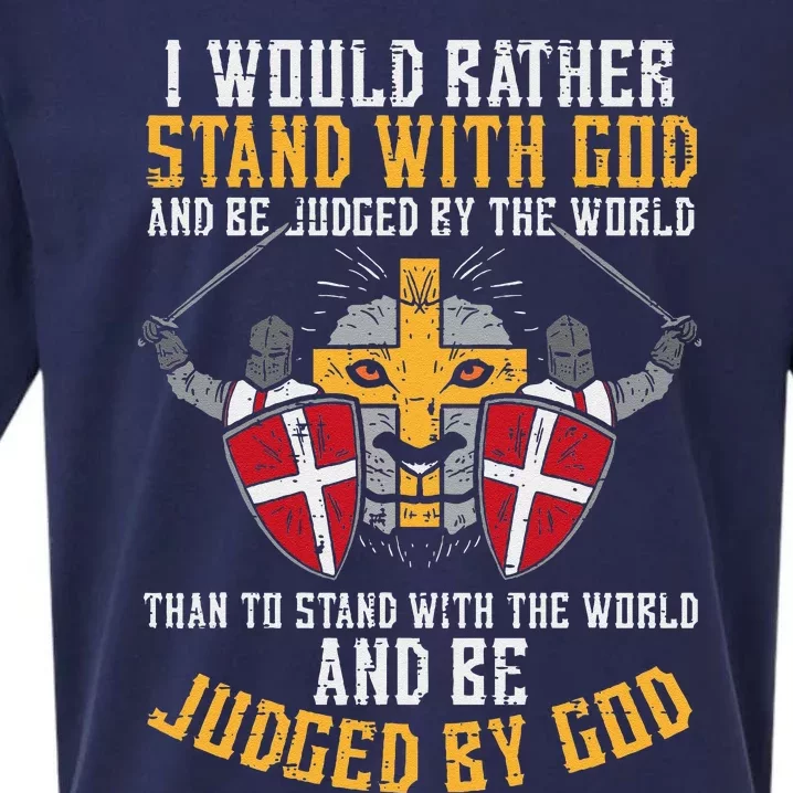 With God Jesus Christian Sueded Cloud Jersey T-Shirt