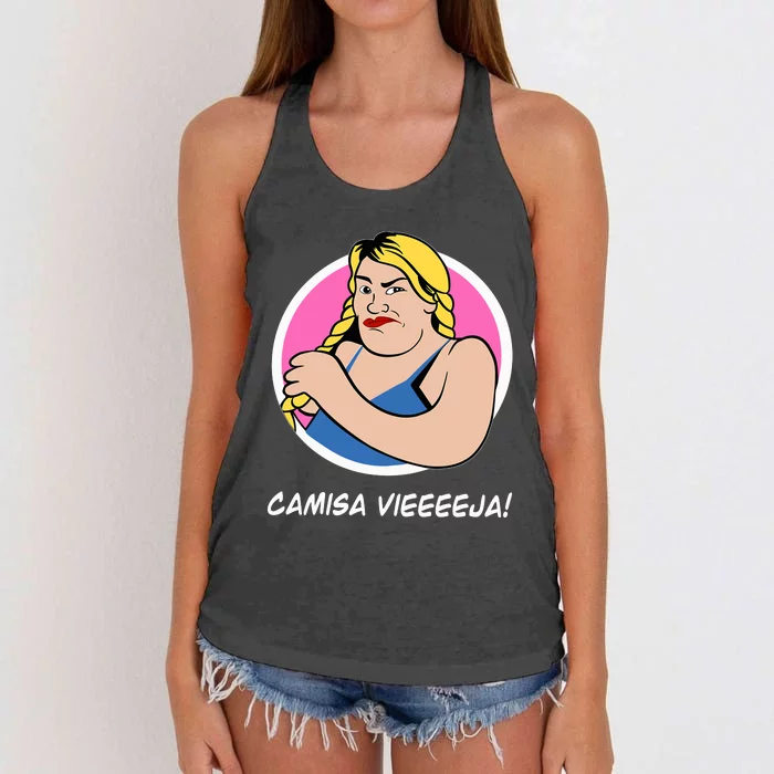 Wendy Guevara Las Perdidas Funny Spanish Latina Women's Knotted Racerback Tank