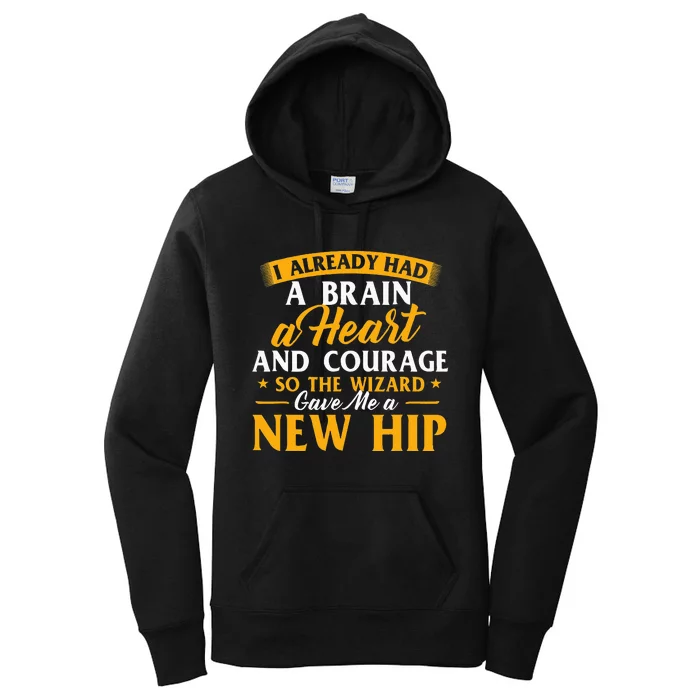 Wizard Gave Me A New Hip Hip Replacement Surgery Recovery Women's Pullover Hoodie