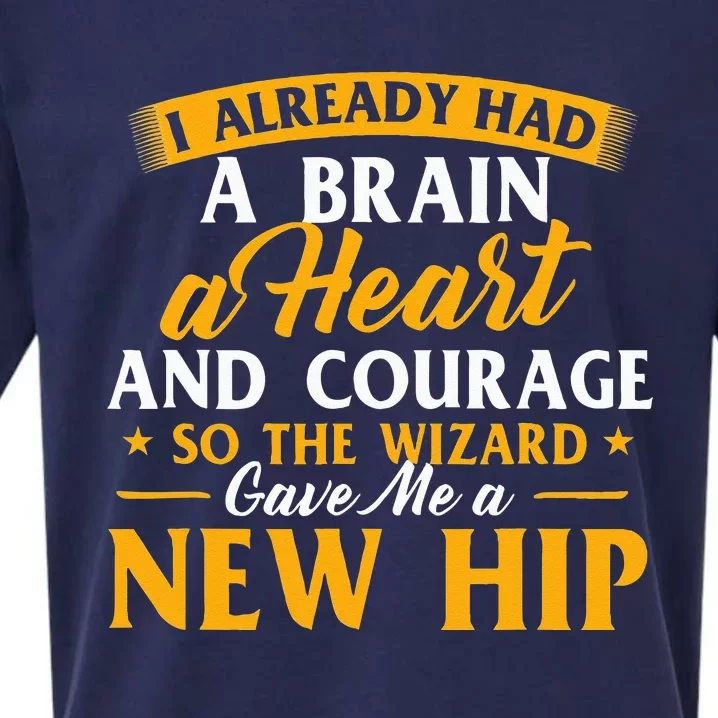 Wizard Gave Me A New Hip Hip Replacement Surgery Recovery Sueded Cloud Jersey T-Shirt