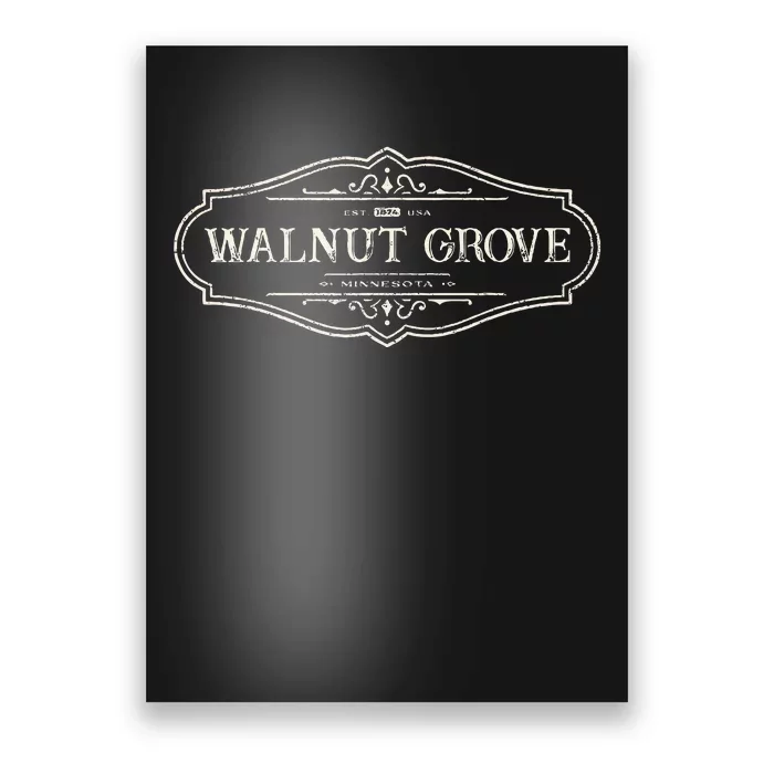 Walnut Grove Minnesota Mn 1874 Poster