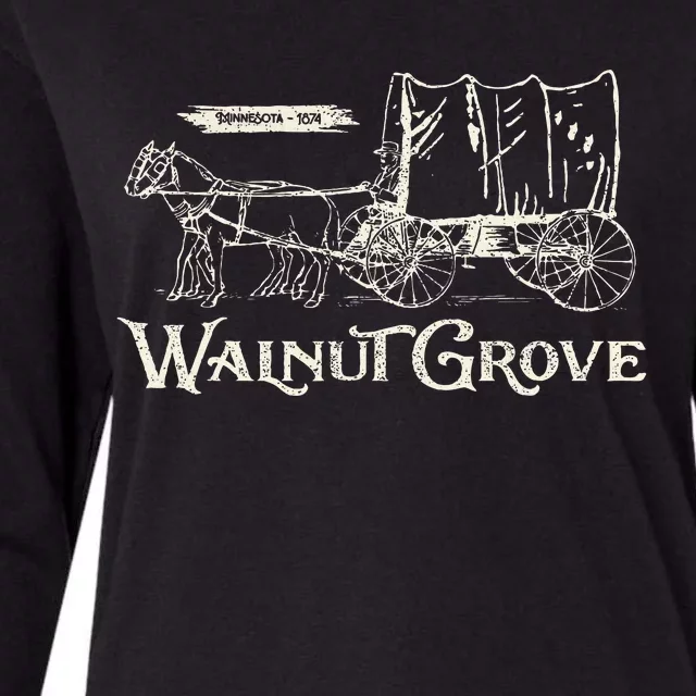 Walnut Grove Minnesota Mn 1874 Womens Cotton Relaxed Long Sleeve T-Shirt