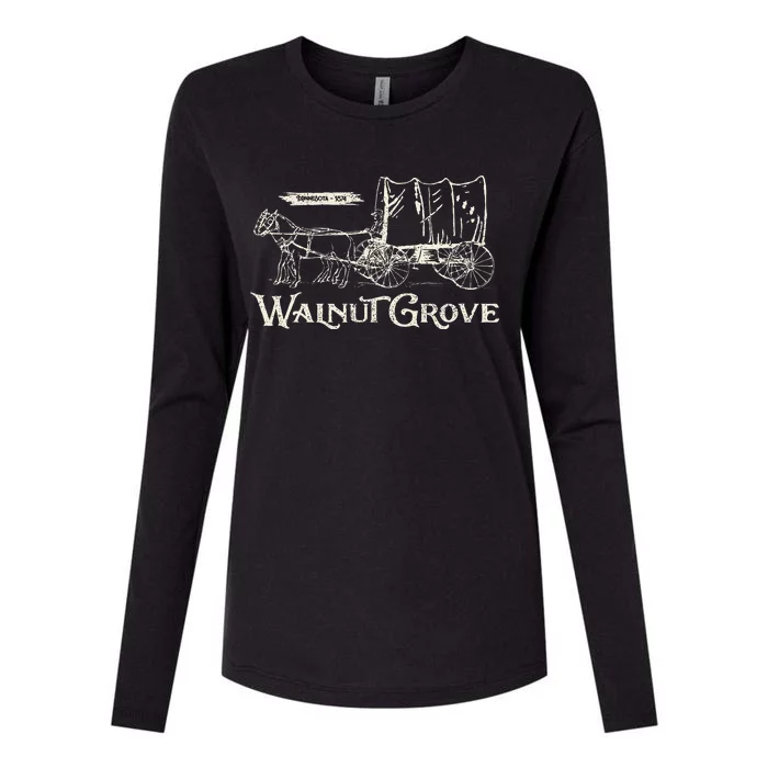 Walnut Grove Minnesota Mn 1874 Womens Cotton Relaxed Long Sleeve T-Shirt