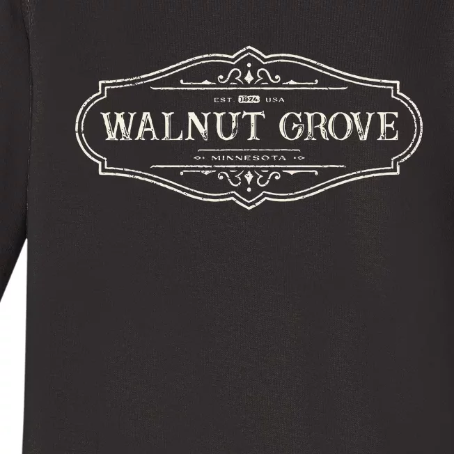 Walnut Grove Minnesota Mn 1874 Baby Long Sleeve Bodysuit