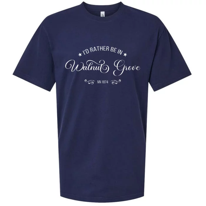 Walnut Grove Minnesota Mn 1874 Sueded Cloud Jersey T-Shirt