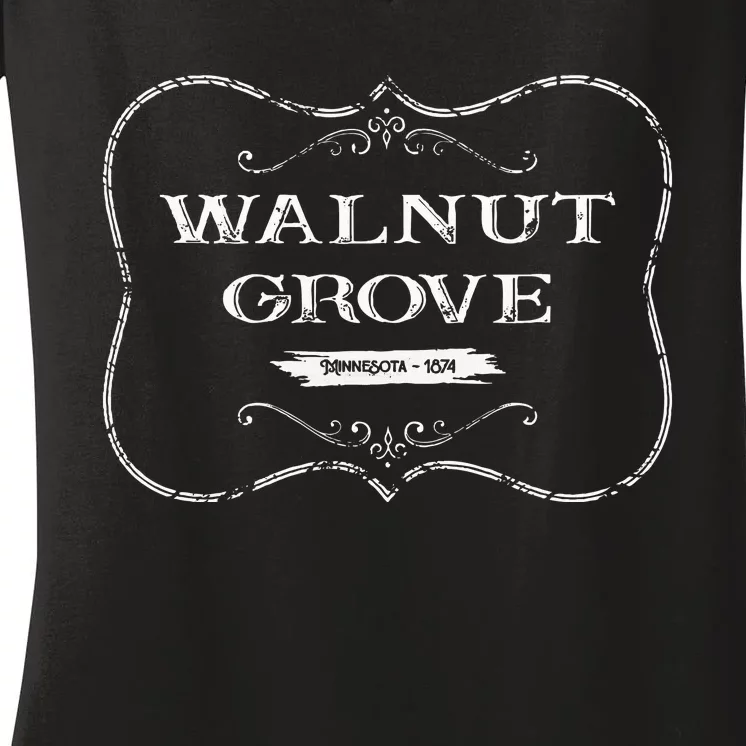 Walnut Grove Minnesota Mn 1874 Women's V-Neck T-Shirt