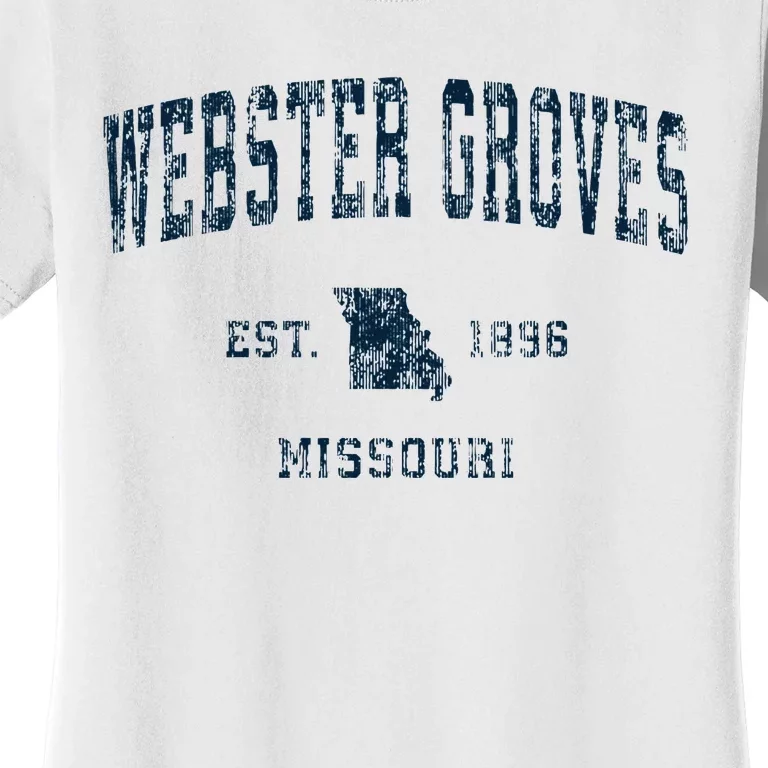 Webster Groves Missouri Mo Vintage Sports Design Women's T-Shirt