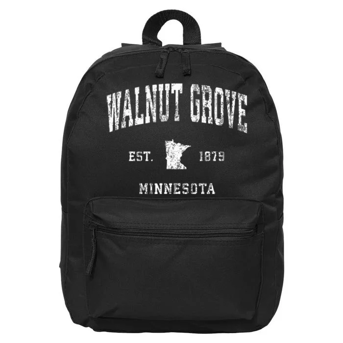 Walnut Grove Minnesota Mn Vintage Athletic Sports Design 16 in Basic Backpack