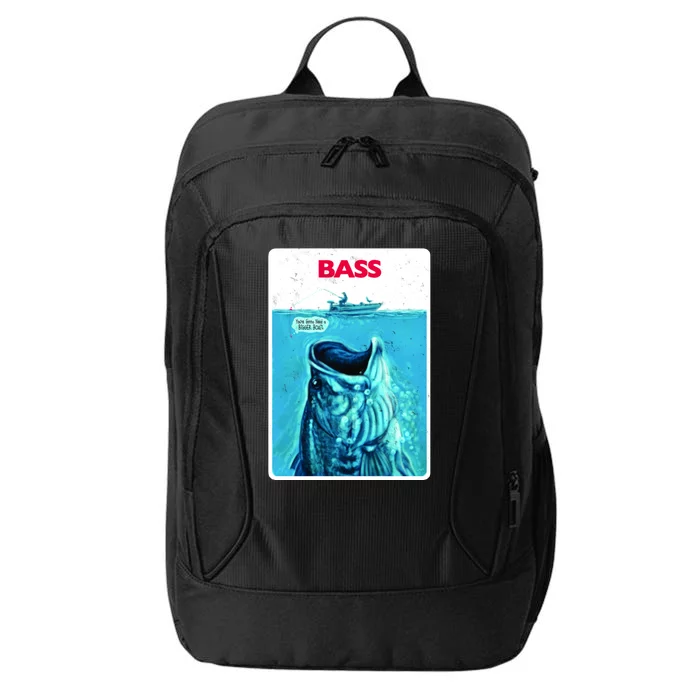 We're Gonna Need A Bigger Boat Bass Fishing City Backpack