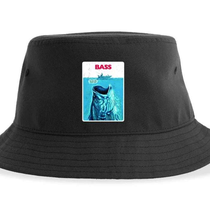 We're Gonna Need A Bigger Boat Bass Fishing Sustainable Bucket Hat