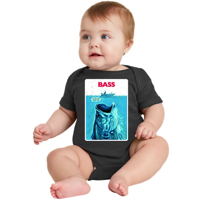 We're Gonna Need A Bigger Boat Bass Fishing Baby Bodysuit