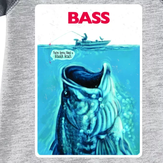 We're Gonna Need A Bigger Boat Bass Fishing Infant Baby Jersey Bodysuit