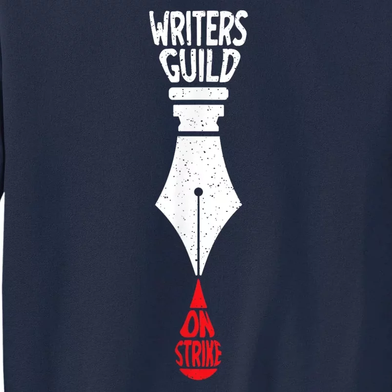 Writers Guild Of America On Strike Anti AI Chatbots WGA Tall Sweatshirt