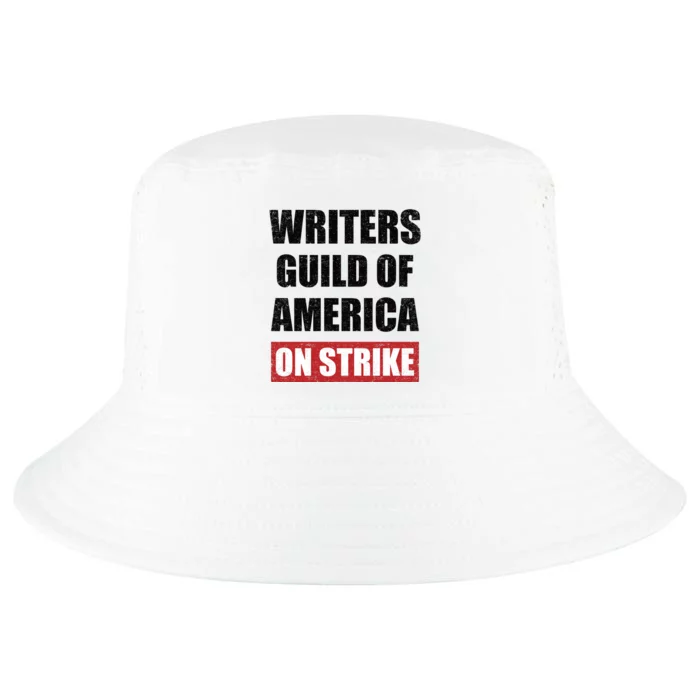 Writers Guild Of America On Strike Cool Comfort Performance Bucket Hat