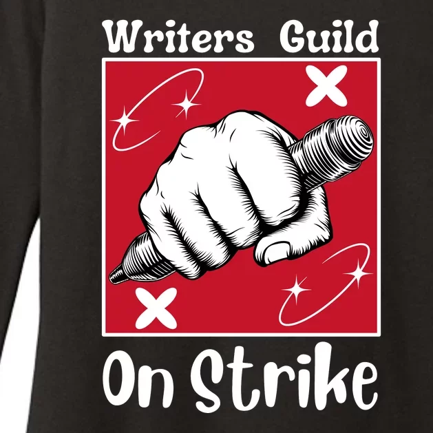 Writers Guild Of America On Strike Womens CVC Long Sleeve Shirt