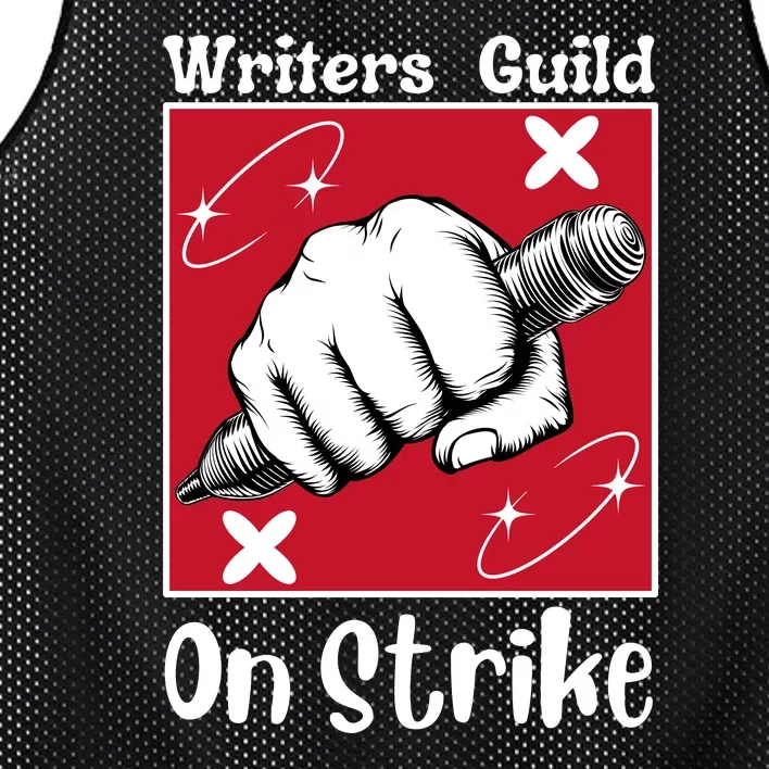 Writers Guild Of America On Strike Mesh Reversible Basketball Jersey Tank