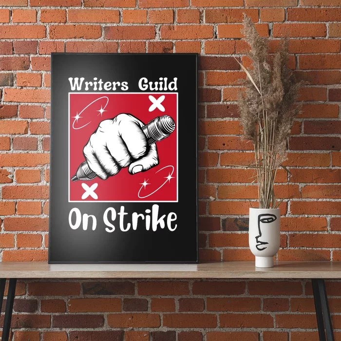 Writers Guild Of America On Strike Poster