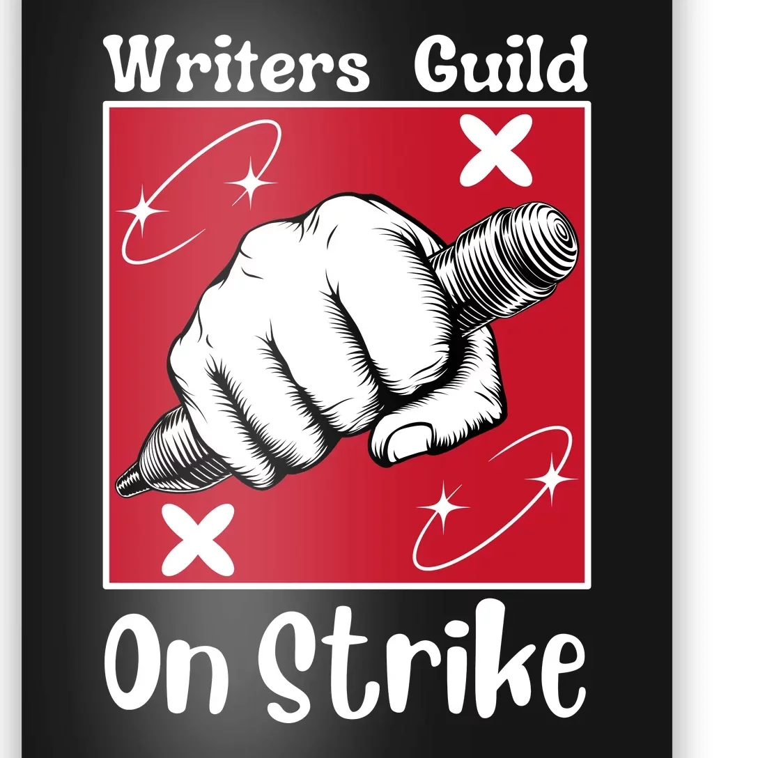 Writers Guild Of America On Strike Poster