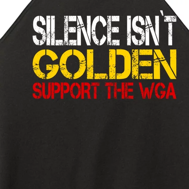 Writers Guild Of America On Strike Writers WGA Women’s Perfect Tri Rocker Tank