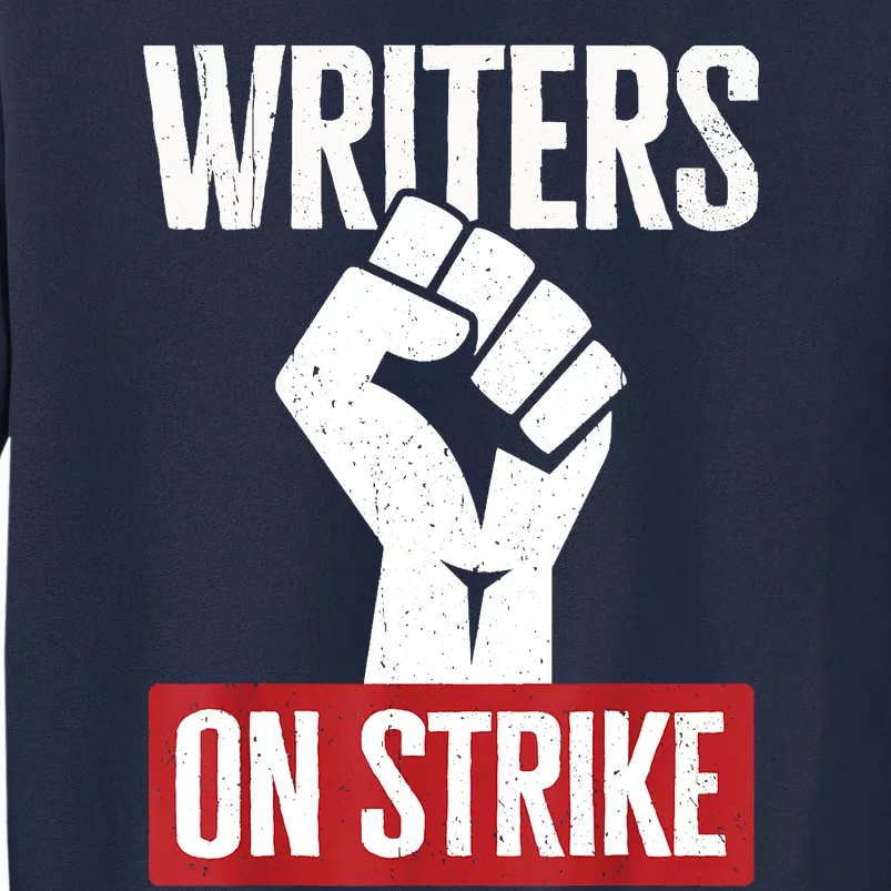 Writers Guild Of America On Strike Anti AI Chatbots WGA Tall Sweatshirt