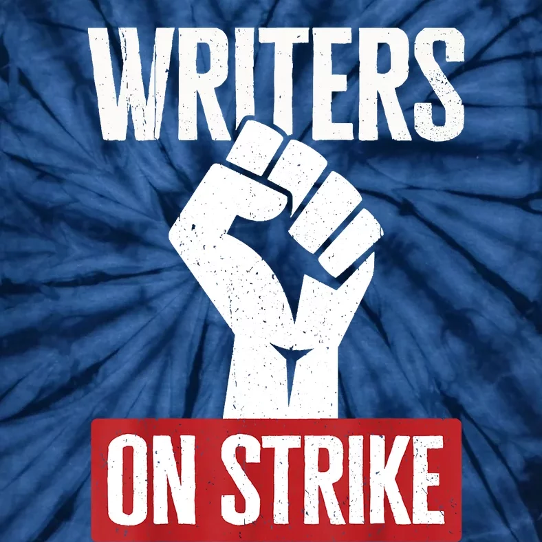 Writers Guild Of America On Strike Anti AI Chatbots WGA Tie-Dye T-Shirt