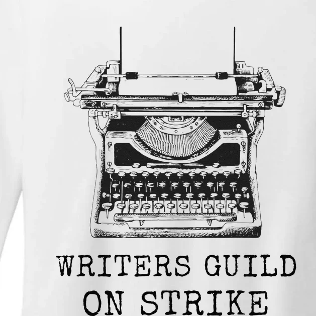 Writers Guild Of America On Strike Womens CVC Long Sleeve Shirt