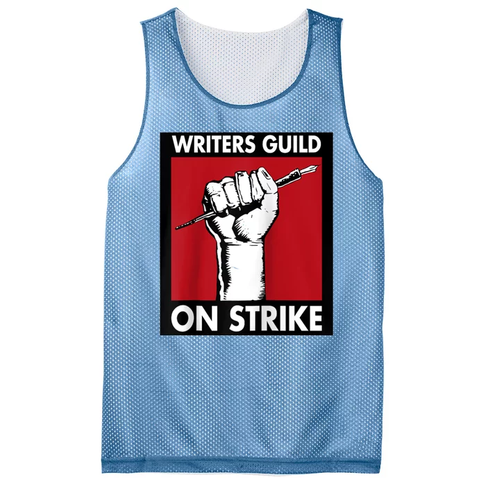 Writers Guild Of America On Strike Mesh Reversible Basketball Jersey Tank