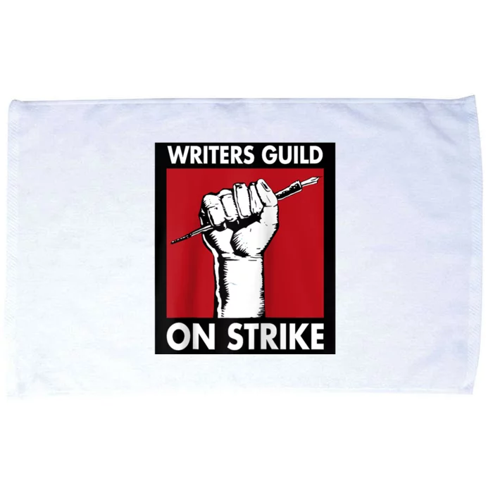 Writers Guild Of America On Strike Microfiber Hand Towel