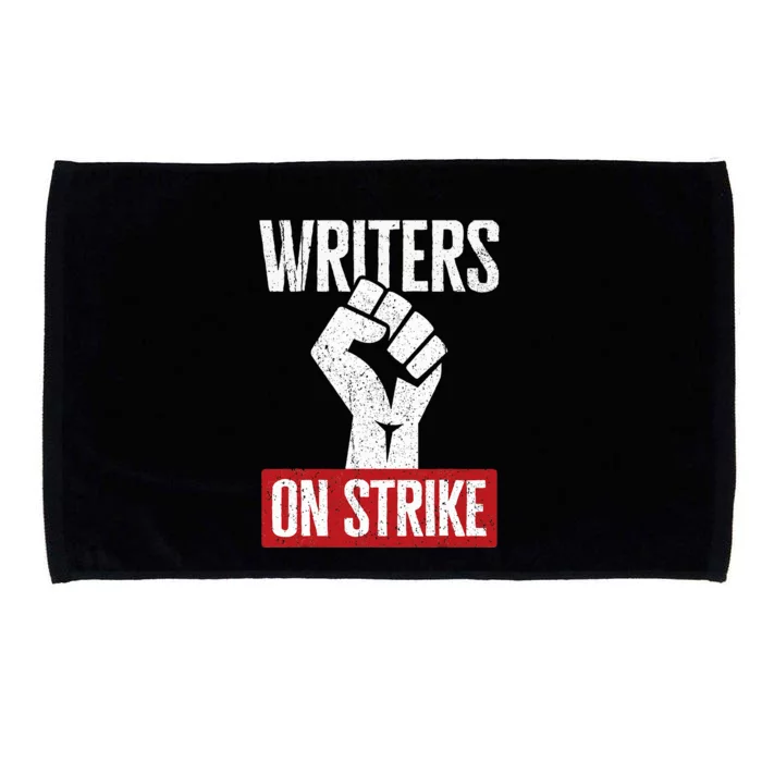 Writers Guild Of America On Strike Anti Ai Chatbots Wga Microfiber Hand Towel