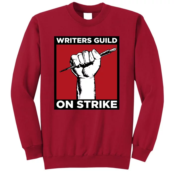 Writers Guild Of America On Strike, Solidarity With Writers Tall Sweatshirt