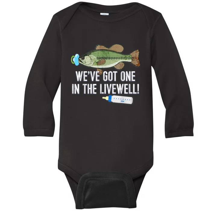 WeVe Got One In The Livewell! Parents Pregnancy Baby Long Sleeve Bodysuit