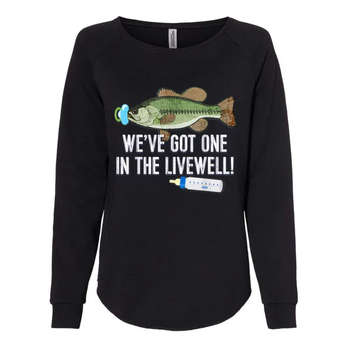 WeVe Got One In The Livewell! Parents Pregnancy Womens California Wash Sweatshirt