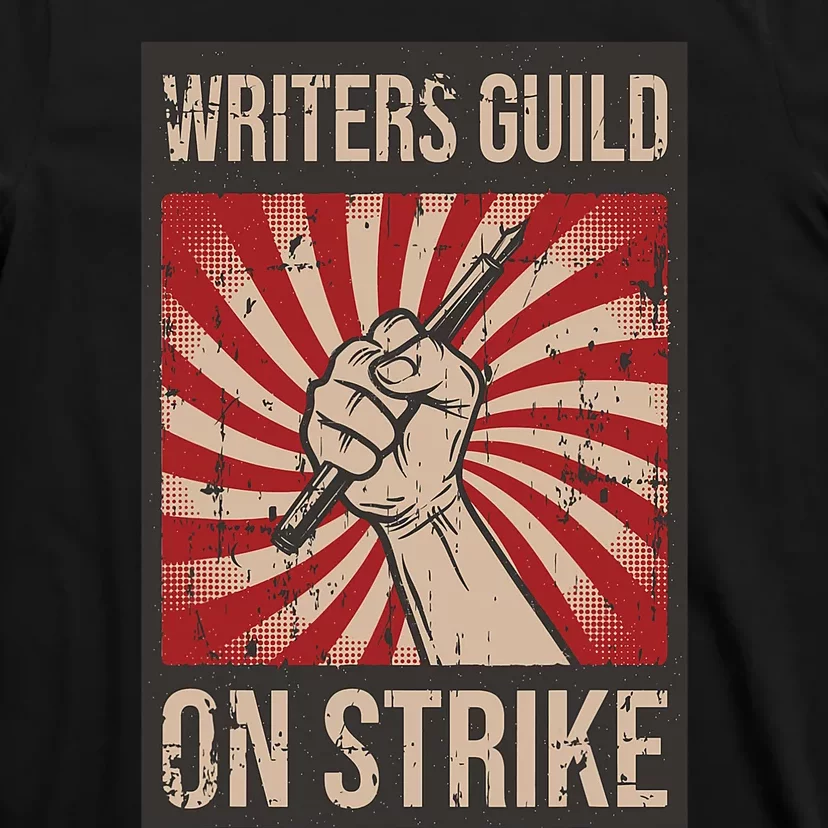 Writers Guild Of America On Strike Anti Ai Chatbots WGA T-Shirt