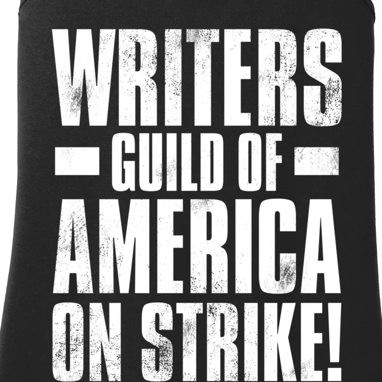 Writers Guild Of America On Strike Ladies Essential Tank